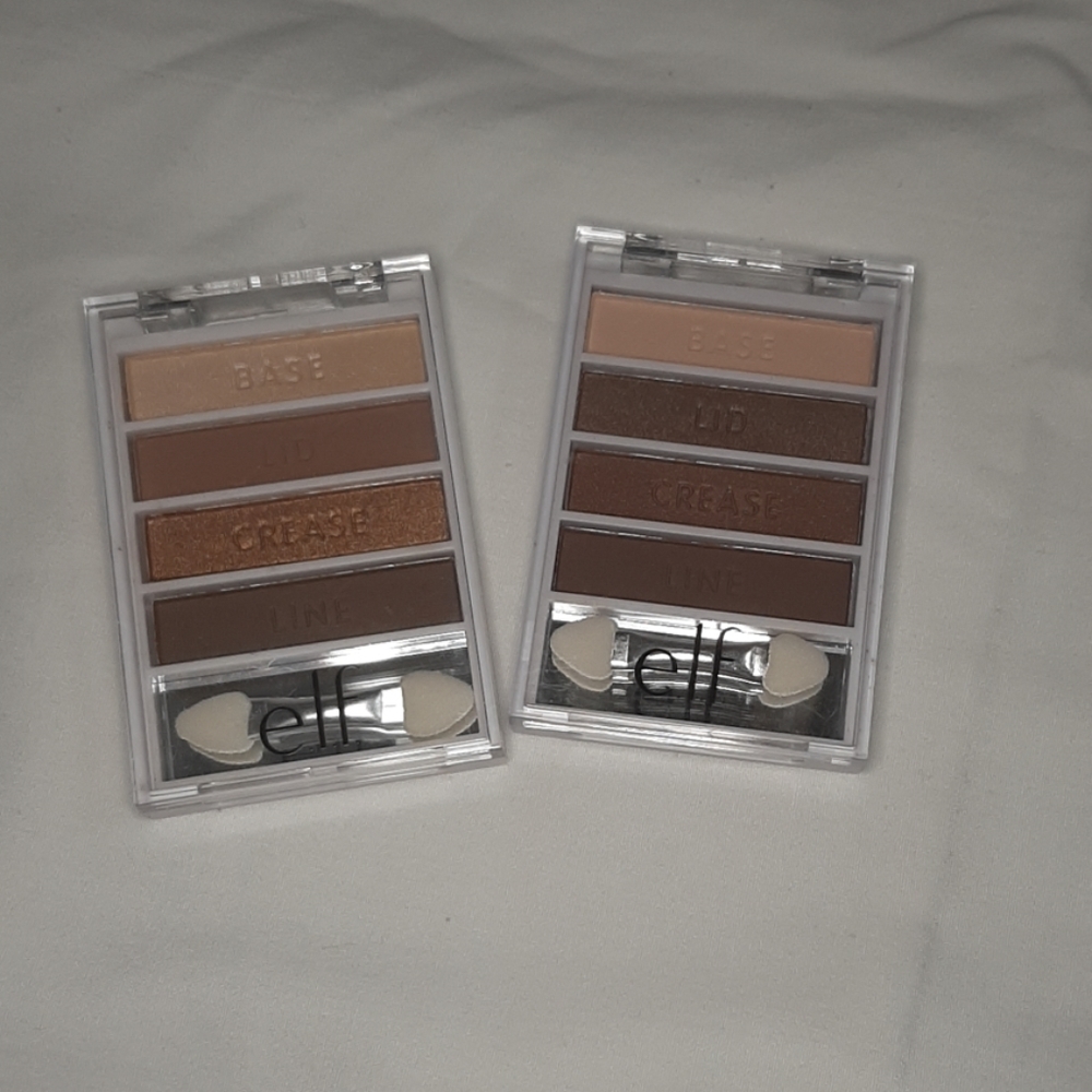 2x ELF Eyeshadow Quad
